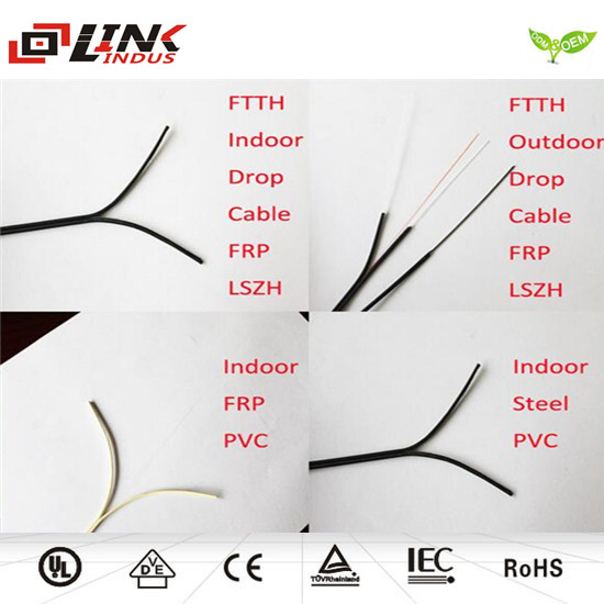 FTTH 1core outdoor fiber cable
