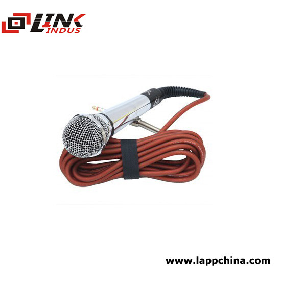 microphone cable red jacket